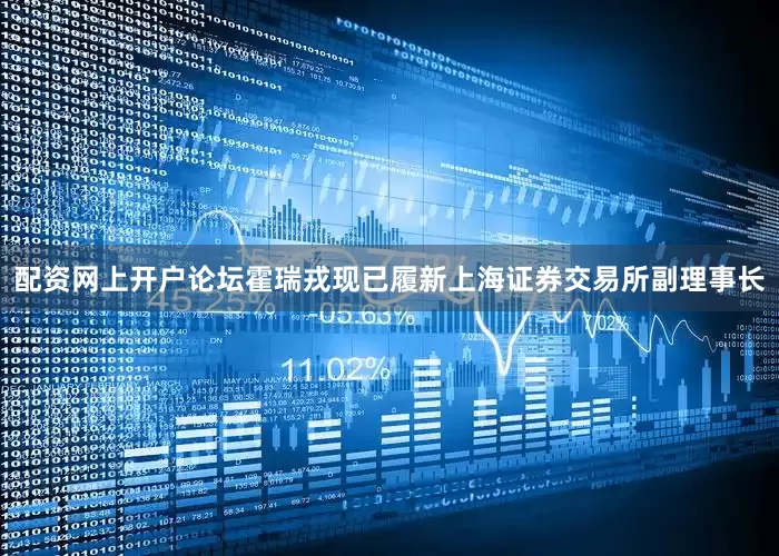 配资网上开户论坛霍瑞戎现已履新上海证券交易所副理事长